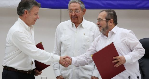 colombiafarcrebelstosignnewpeacedealtoday